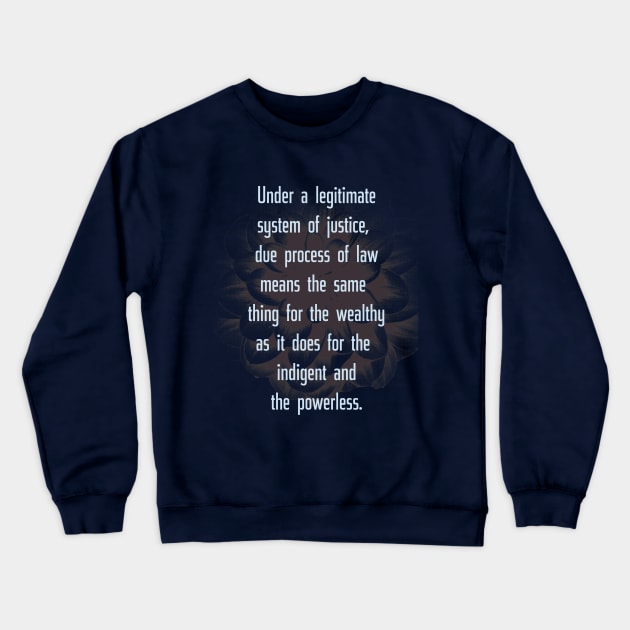 Due Process of Law Crewneck Sweatshirt by ericamhf86